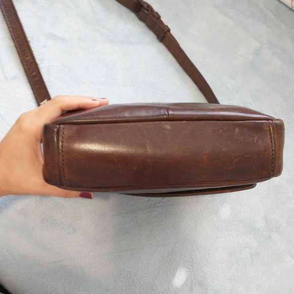 Frye Melissa Camera Crossbody Bag Cognac. RARE to find - Picture 7 of 16